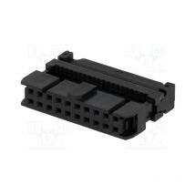 Connecteur Câble plat femelle à double rangée 20 broches 1,27 Co1220-awp-20
