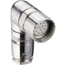 Lumberg Automation - Connecteur circulaire M23 2072 femelle, coudé Pôle: 12 nickel 1 pc(s)