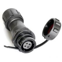 Connecteur circulaire Rs Pro Standard 2 contacts, Montage sur câble, raccordement a souder ( Prix pour 1 )