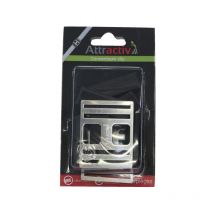 Connecteur Clip Inox Pour Ruban 40 Mm, 5 Pcs