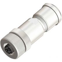 Connecteur cylindrique 5 contacts, Montage sur câble ( Prix pour 1 )