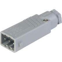 Hirschmann - 932 143-106-1 Connecteur d'alimentation stas mâle, droit Nombre total de pôles: 3 + pe 16 a gris 1 pc(s)
