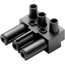 Connecteur D'Alimentation Série (connecteur Réseau) Ac Adels-contact Ac 166 Gbu/ 3 165063 Femelle, Coudé Nombre Total De Pôles: 2 + Pe 16 A Noir 1 