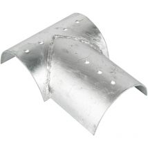 Wovar - Connecteur d'angle 3 voies pour poteaux ronds de 100 mm - Par pièce