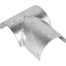 Connecteur d'angle 3 voies pour poteaux ronds de 120 mm - Par pièce