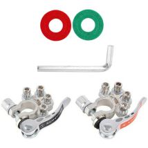 Connecteur de Borne de Batterie - Cosse Batterie Supérieure - Bornes Positives et Négatives - pour Voitures, Camions, Autobus (1 Paire)