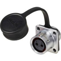 Circulaire femelle, droit ø 12 2 pôles 250 v/ac 13 a IP67 Push-Pull Weipu SF1213/S2