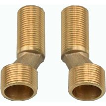 Raccord De Circulation D'Irrigation, Raccord Décalé Pour Robinet De Douche De Salle De Bain, Réducteur D'Angle En Laiton, Bras Pivotant Réglable, 