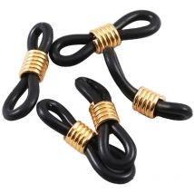Connecteur de monture de lunettes en silicone, anneau de fermoir pour lunettes