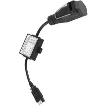 Connecteur de remorque us 4-Pin Flat Plug to Convertisseur de câblage pour circuit d'éclairage de remorque portable à 13 broches de l'UE