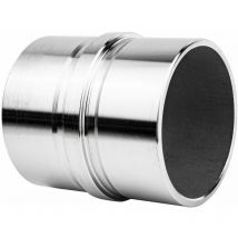 Connecteur de Tube Tuyau en Acier Inoxydable, Connecteur de Main Courante avec Barre Centrale 42,2 mm, Raccord pour Garde-corps balcon V2aox