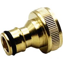 Connecteur de tuyau en laiton, filetage femelle 3/4, adaptateur à raccord rapide pour robinet de cuisine et tuyaux d'arrosage