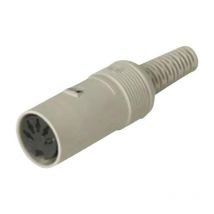 Din femelle, droit Hirschmann mak 60 930 152-517-1 Nombre de pôles: 6 gris 1 pc(s) D24337