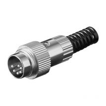 Connecteur din mâle 6 Voies métallique