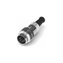 Connecteur din Rs Pro 5 contacts, Mâle, Montage sur câble, a souder M16 ( Prix pour 1 )