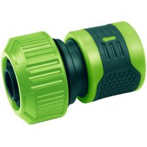 Le mamelon traversant 3/4', le plastique bi-matière de haute qualité et le caoutchouc antidérapant garantissent un fonctionnement confortable, cet