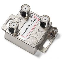 Fracarro - Connecteur f tv par satellite de l'atténuation 10dB de shunt vertical à 1 manière 280710