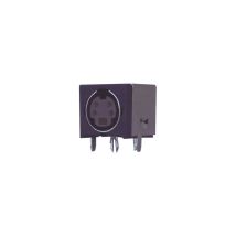 Connecteur femelle blindé Mini-DIN à 4 côtés et 8 broches Electro DH. Pour circuit imprimé. 10.635/8 8430552062904