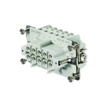 Embout de connecteur Weidmuller série he, 10 contacts , 16A, Femelle ( Prix pour 1 )