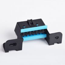 Connecteur femelle OBD 16 broches de remplacement pour voiture, adaptateur OBDII J1962, kit de boîtier de prise OBD 2 pour véhicules spécifiques