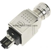 Connecteur Han PushPull RJ45 Harting 09352260401 Tension nominale (détails) 125 v/ac Contenu: 1 pc(s)