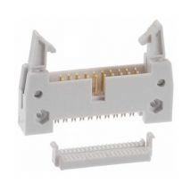 Connecteur idc mâle par flat 20 Voies avec extracteurs
