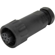 Connecteur IP67 femelle, droit Weipu 814058 Pôle: 6 + terre 10 a 1 pc(s)