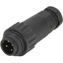 Connecteur IP67 mâle, droit Weipu 814081 Pôle: 3 + terre 16 a 1 pc(s)