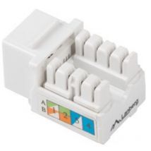 Lanberg - KSU6-1090 - Plat - Blanc - RJ-45 - lsa - Mâle - Femelle