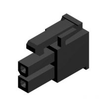 Connecteur Mini Fit mâle 2 Voies noir