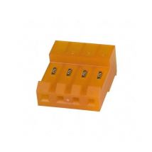 Connecteur mta 156 Femelle 4 Voies Orange pour câble awg 18