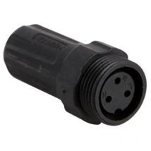 Connecteur multicontacts femelle étanche - 3 contacts audio connectors CUF3W