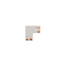 Connecteur pcb flexible - forme l - 8 mm - 1 couleur Velleman LCON15