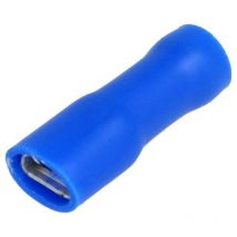 Connecteur plat 4.8mm 0.5mm femelle 1.5-2.5mm2 x10 bleu
