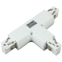 Connecteur pour Rail en aluminium 4 - t - Blanc