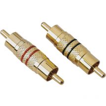 Sinuslive - cvm Adaptateur rca [1x Cinch-RCA mâle - 1x Cinch-RCA mâle] Y43605