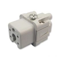 Ilme - Connecteur Rectangulaire Femelle Insérer 4 Voies + Mise à Terre 10A