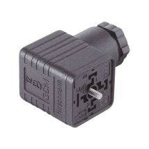 931-969-100 Connecteur 3P+T PG9 IP65 - gdm 3009 sw - Noir - Hirschmann