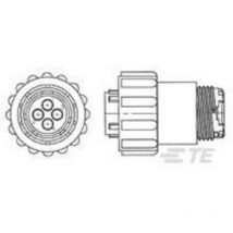 796288-1 Cosse cylindrique mâle mâle, droit Nombre total de pôles: 37 Série (connecteur rond): cpc 1 pc(s) D922481 - Te Connectivity