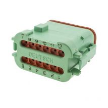 Connecteur Series dt Mâle 12 Voies EP06 Vert