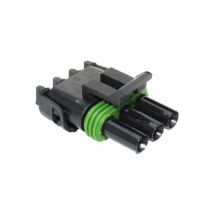 Connecteur courant faible Weather Pack 3 voies – Nylon – 20A – Noir – APTIV