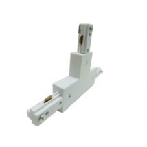 Vivalamp - Connecteur t track led couleur blanche joints kit d'Éclairage sur rail 2 piÈces