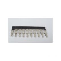 Connecteur transversal enfiché noir 10 pôles 32A Pas de 6.1mm isolé pour bloc de jonction (à l'unité) Weidmuller