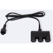 Connecteur Triple EasyFit 12V Noir