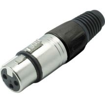 Xlr Femelle, Droit Kash 55022-s Nombre De Pôles: 3 Noir 1 Pc(s) S182471