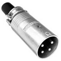 XLR mâle, droit Amphenol EP-4-12 Nombre de pôles: 4 argent 1 pc(s)