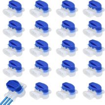 Roleader - Connecteurs de Cable, Lot de 20 Connecteur Robot Tondeuse, Tondeuse Remplis de Gel Résine Original, pour Robot Tondeuse Automower Original