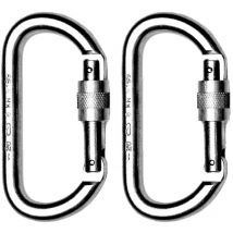 Lot de 2 mousquetons de sécurité