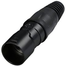 Rean - Av Protection De Connecteur De Câble Ip65 Pour Câbles Rj45 Confectionnés, Boîtier Noir-chromé Rcem-z-001-1 Mâle, Droit 1 Pc(s) X996072