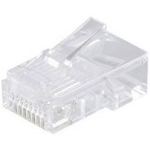 Shiverpeaks - Réseau basic-s fiche modulaire RJ45 8 pôles, 8 contacts occupés, contacts dorés ve 10 BS72051-10 mâle, droit Nombre de p S482192